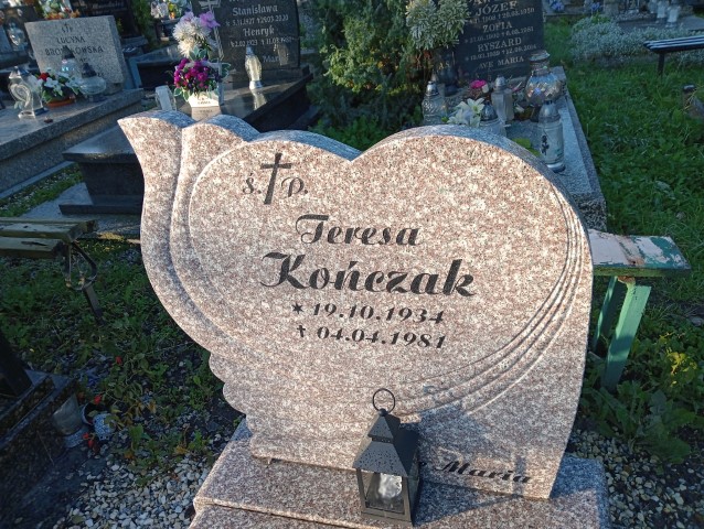 Teresa Kończak 1934 Wałbrzych - Grobonet - Wyszukiwarka osób pochowanych