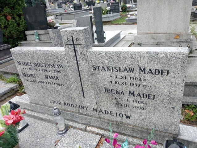 Irena Madej 1906 Wałbrzych - Grobonet - Wyszukiwarka osób pochowanych