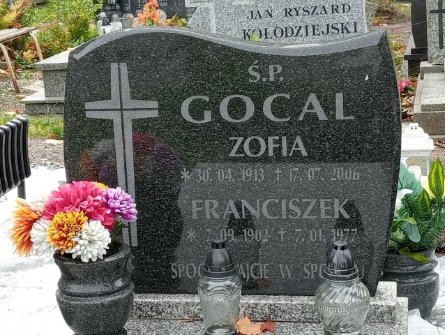 Franciszek Gocal 1902 Wałbrzych - Grobonet - Wyszukiwarka osób pochowanych