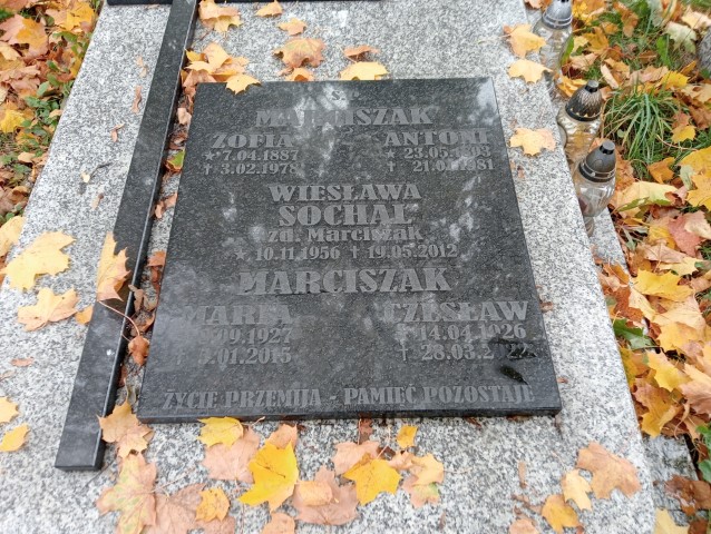 Maria Marciszak 1927 Wałbrzych - Grobonet - Wyszukiwarka osób pochowanych
