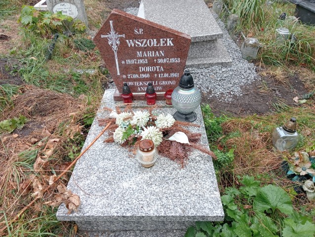 Grób Marian Wszołek