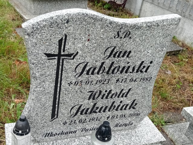 Jan Jabłoński 1923 Wałbrzych - Grobonet - Wyszukiwarka osób pochowanych