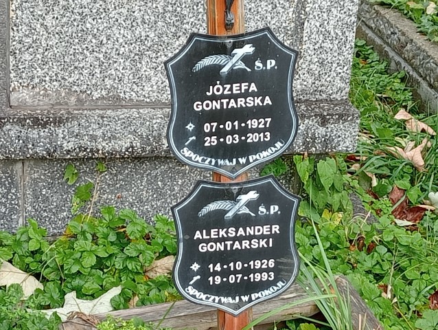 Józefa Gontarska 1927 Wałbrzych - Grobonet - Wyszukiwarka osób pochowanych