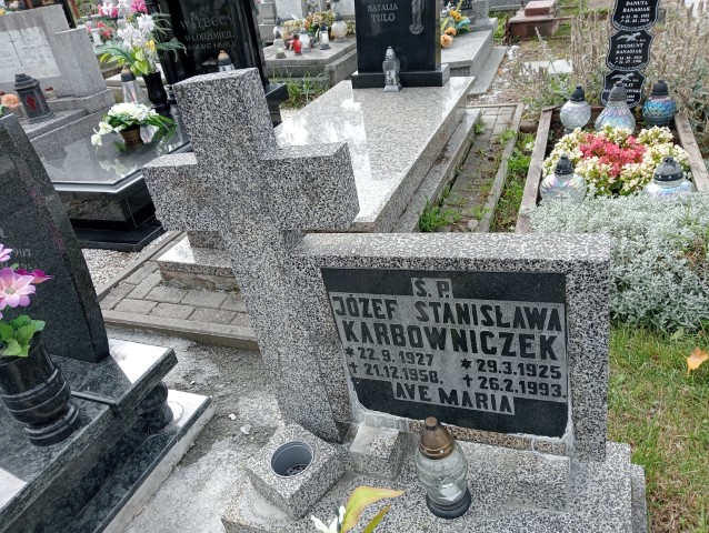 Józef Karbowniczek 1927 Wałbrzych - Grobonet - Wyszukiwarka osób pochowanych