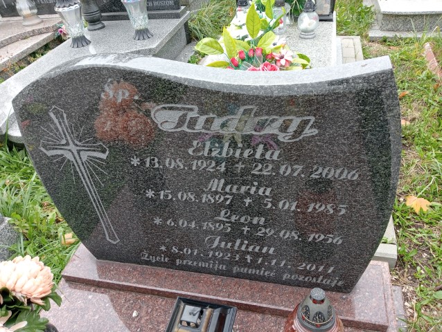 Maria Tudry 1897 Wałbrzych - Grobonet - Wyszukiwarka osób pochowanych