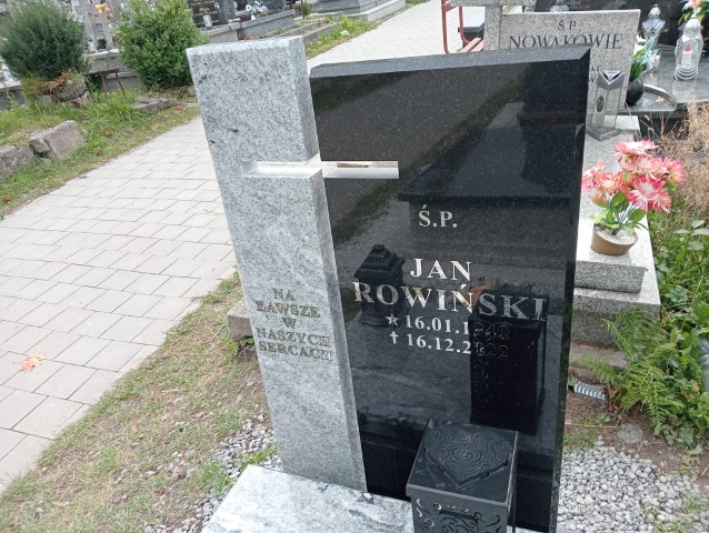 Jan Rowiński 1940 Wałbrzych - Grobonet - Wyszukiwarka osób pochowanych