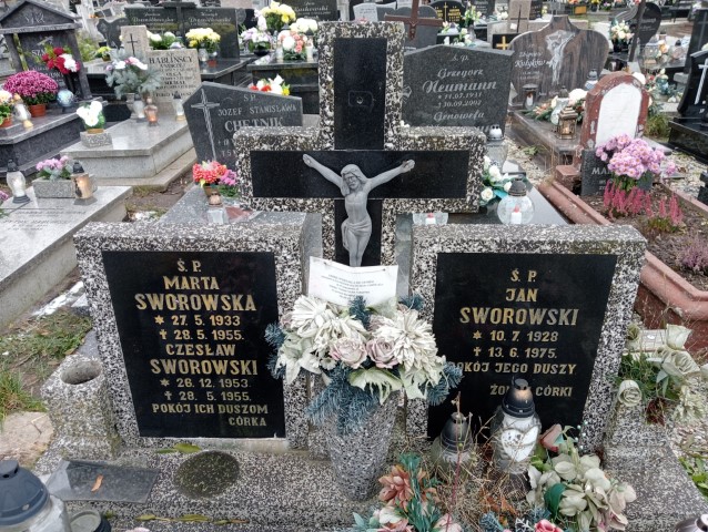 Czesław Sworowski 1953 Wałbrzych - Grobonet - Wyszukiwarka osób pochowanych
