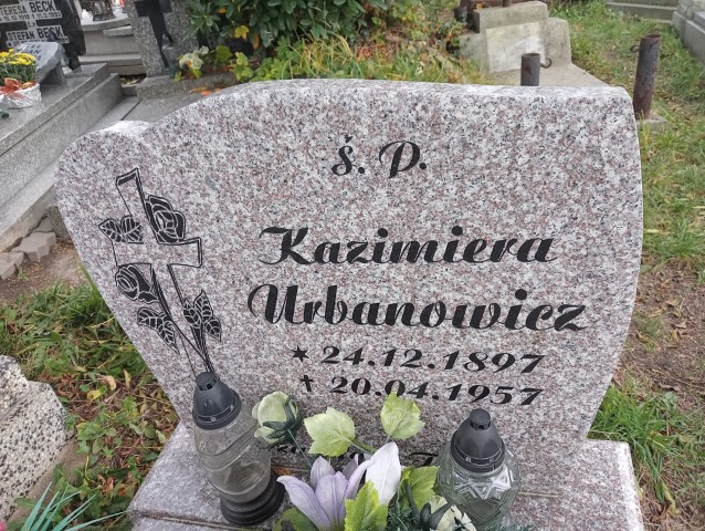 Kazimiera Urbanowicz 1897 Wałbrzych - Grobonet - Wyszukiwarka osób pochowanych