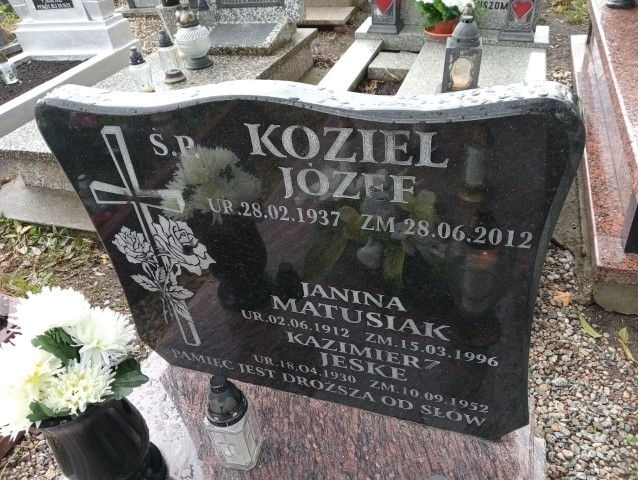 Eugenia Kozieł 1934 Wałbrzych - Grobonet - Wyszukiwarka osób pochowanych