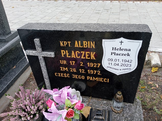 Albin Płaczek 1927 Wałbrzych - Grobonet - Wyszukiwarka osób pochowanych