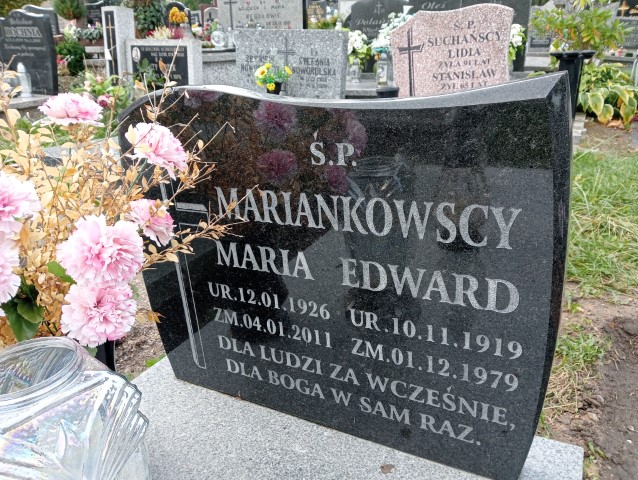 Maria Mariankowska 1926 Wałbrzych - Grobonet - Wyszukiwarka osób pochowanych