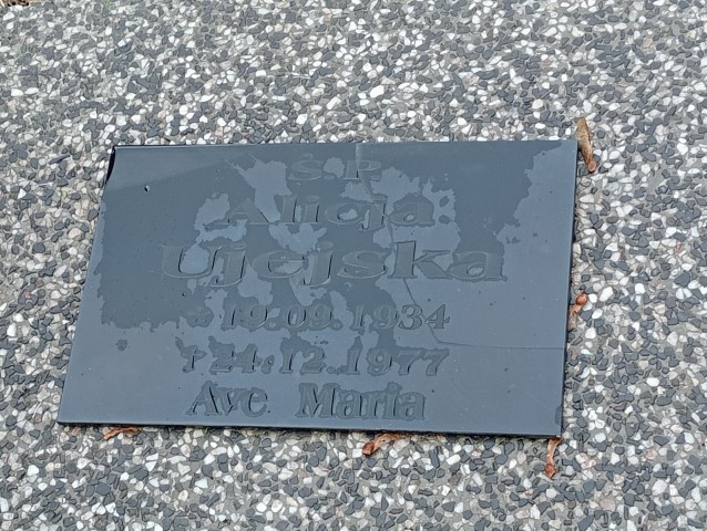Alicja Ujejska 1934 Wałbrzych - Grobonet - Wyszukiwarka osób pochowanych