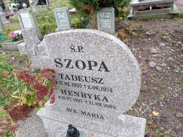 Henryka Szopa 1927 Wałbrzych - Grobonet - Wyszukiwarka osób pochowanych