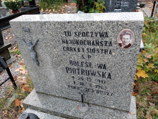 Bolesława Piotrowska 1917 Wałbrzych - Grobonet - Wyszukiwarka osób pochowanych