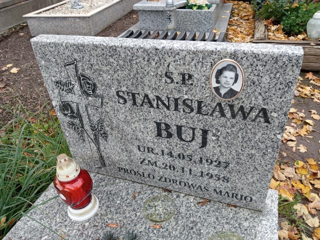 Stanisława Buj 1927 Wałbrzych - Grobonet - Wyszukiwarka osób pochowanych