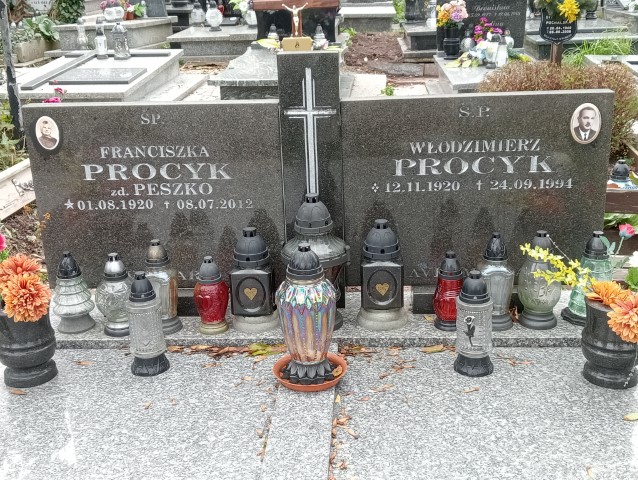 Franciszka Procyk 1920 Wałbrzych - Grobonet - Wyszukiwarka osób pochowanych