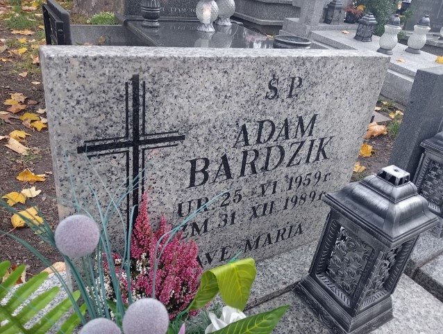 Adam Bardzik 1959 Wałbrzych - Grobonet - Wyszukiwarka osób pochowanych