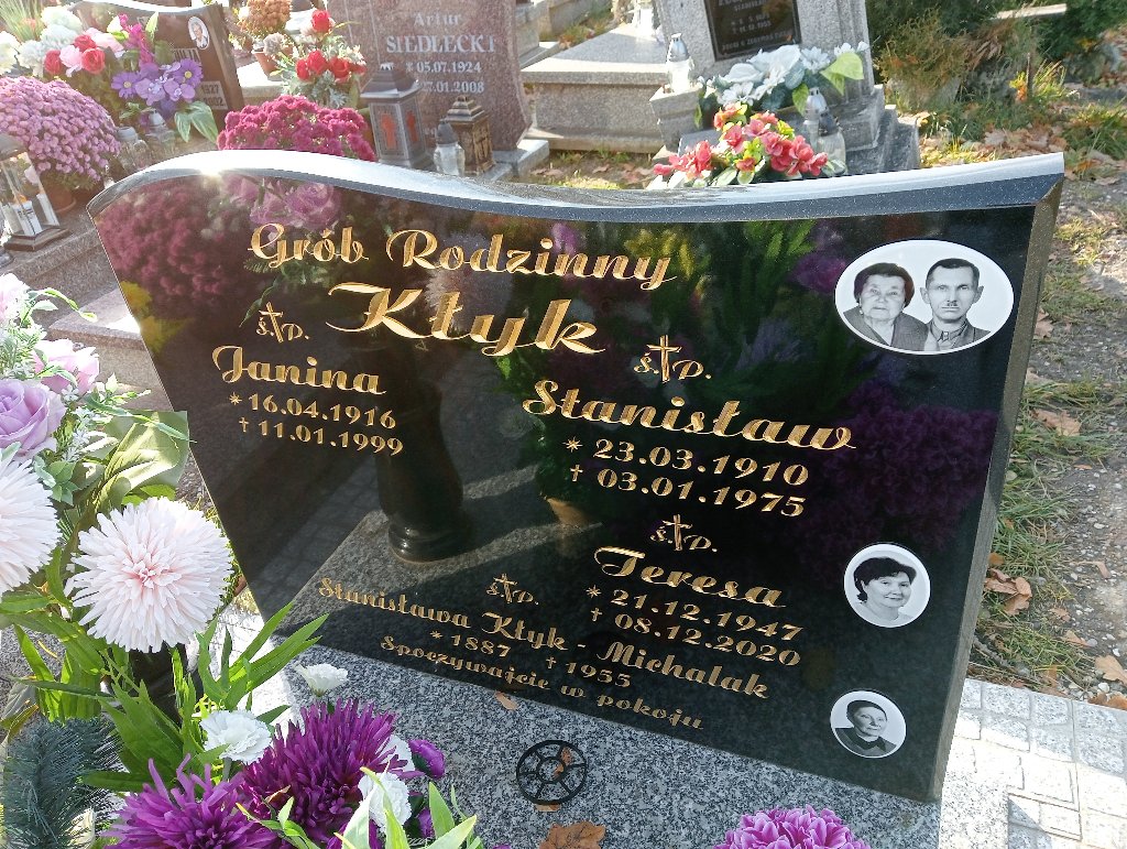 Janina Kłyk 1916 Wałbrzych - Grobonet - Wyszukiwarka osób pochowanych