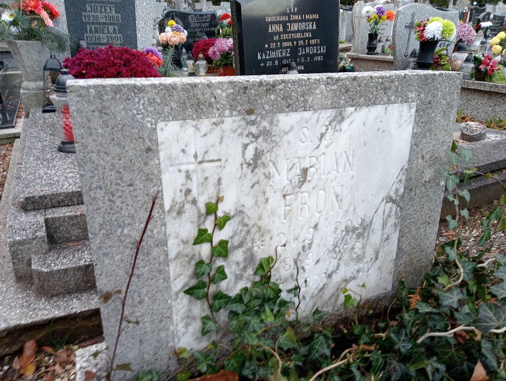 Marian Bron 1909 Wałbrzych - Grobonet - Wyszukiwarka osób pochowanych