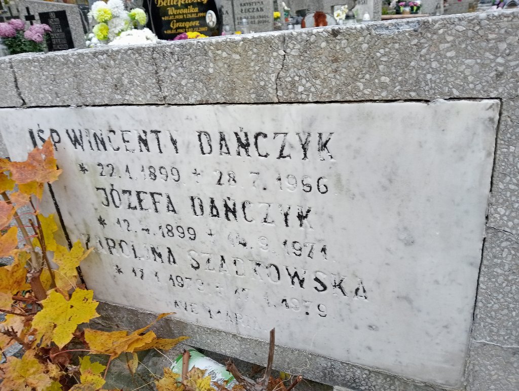 Grób Józefa Dańczyk