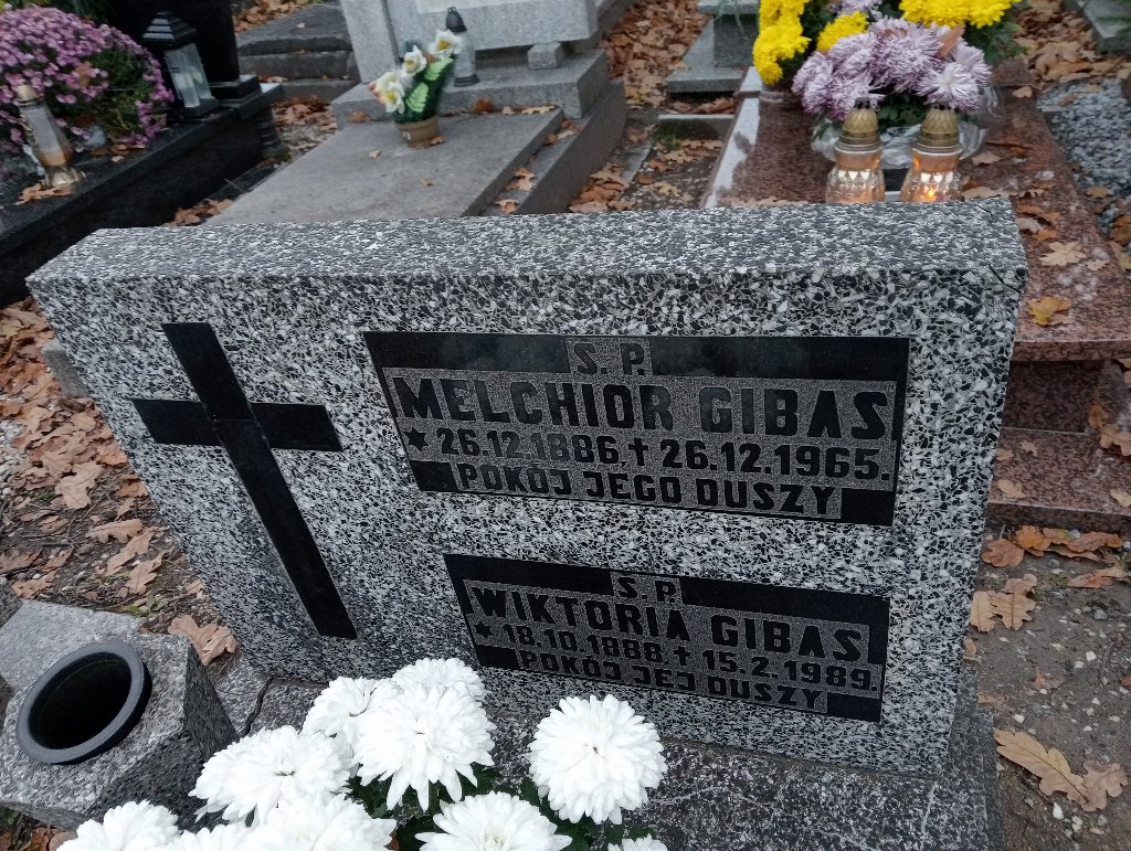 Melchior Gibas 1886 Wałbrzych - Grobonet - Wyszukiwarka osób pochowanych