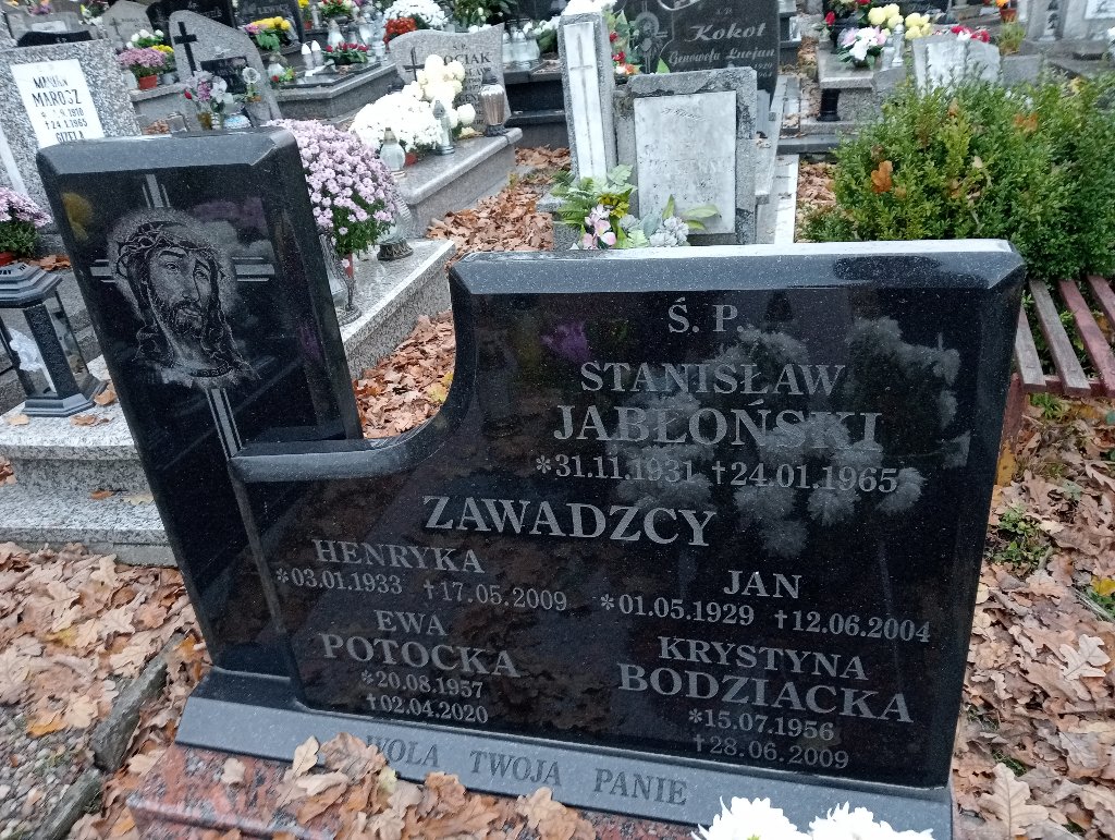 Stanisław Jabłoński 1931 Wałbrzych - Grobonet - Wyszukiwarka osób pochowanych