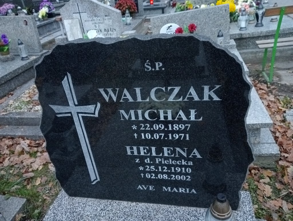 Michał Walczak 1897 Wałbrzych - Grobonet - Wyszukiwarka osób pochowanych