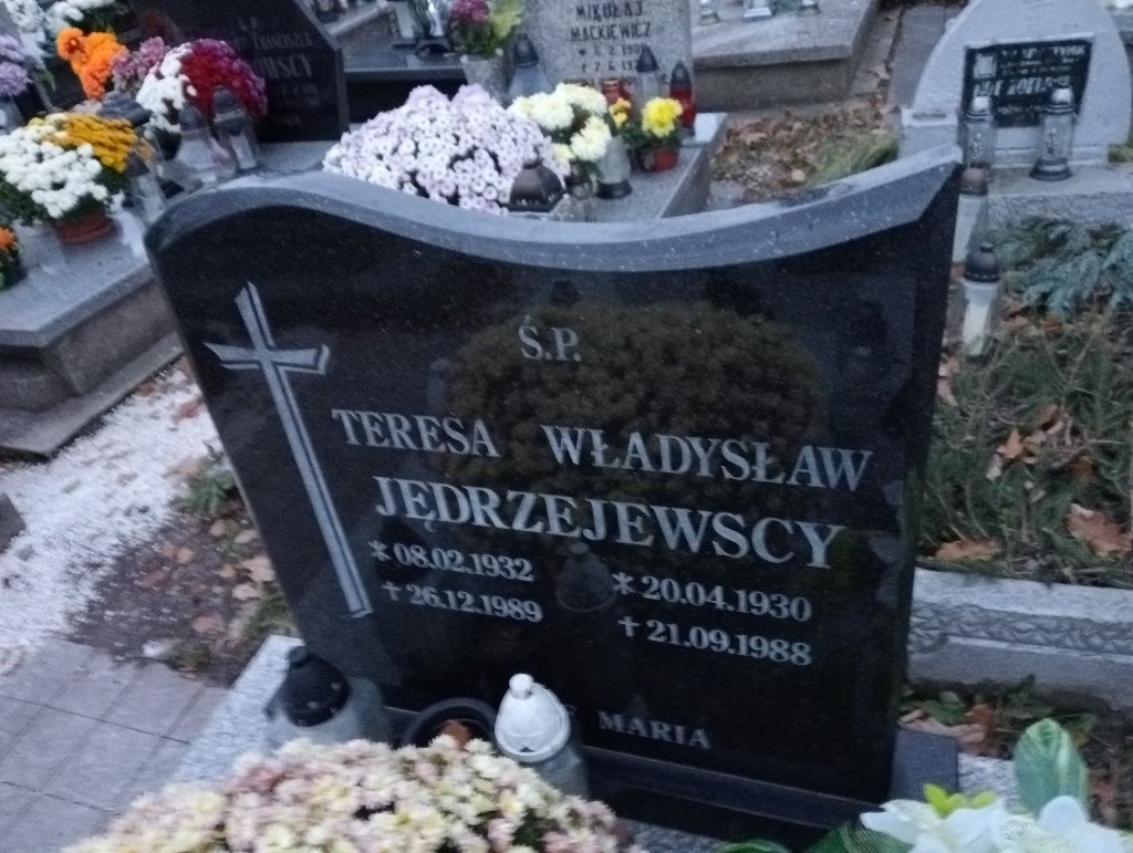 Teresa Jędrzejewska 1932 Wałbrzych - Grobonet - Wyszukiwarka osób pochowanych