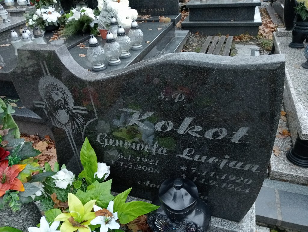Grób Lucjan Kokot