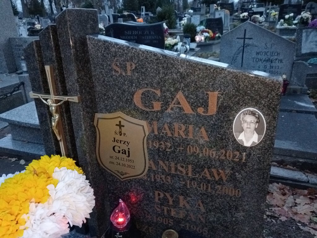 Jerzy Gaj 1953 Wałbrzych - Grobonet - Wyszukiwarka osób pochowanych