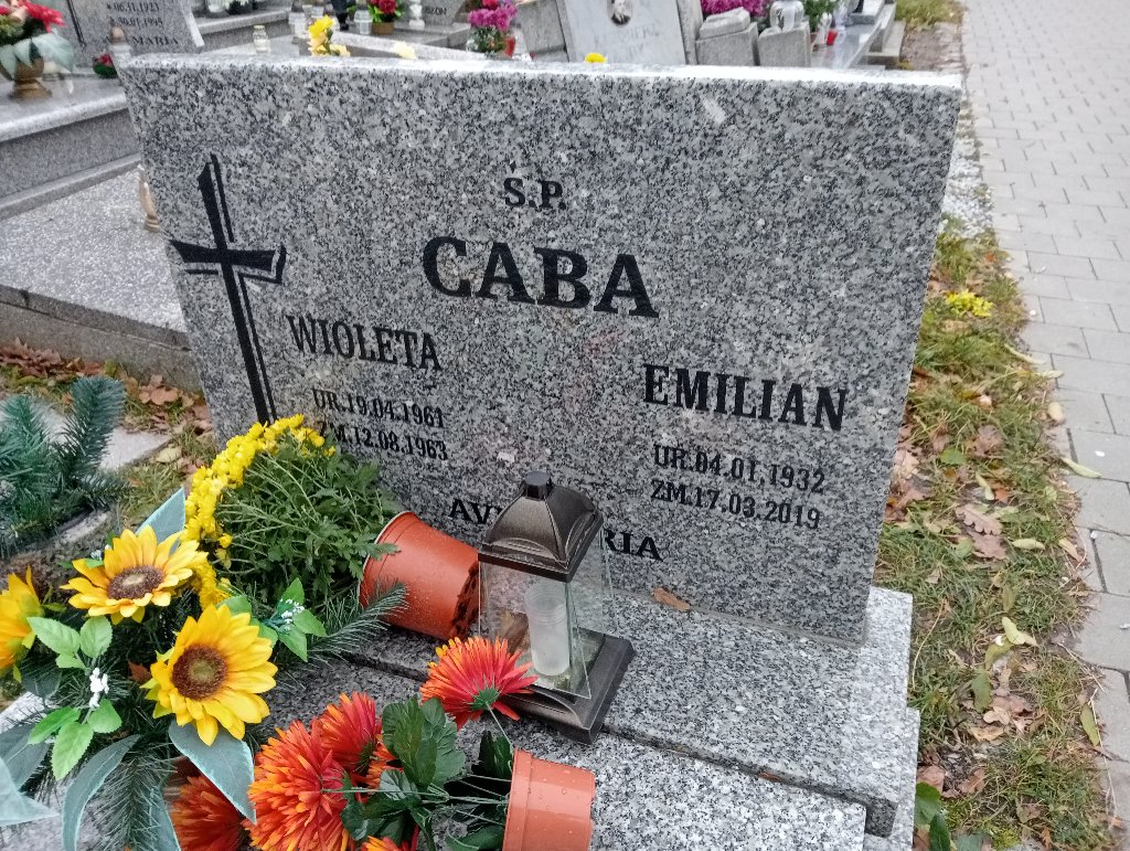 Emilian Caba 1932 Wałbrzych - Grobonet - Wyszukiwarka osób pochowanych