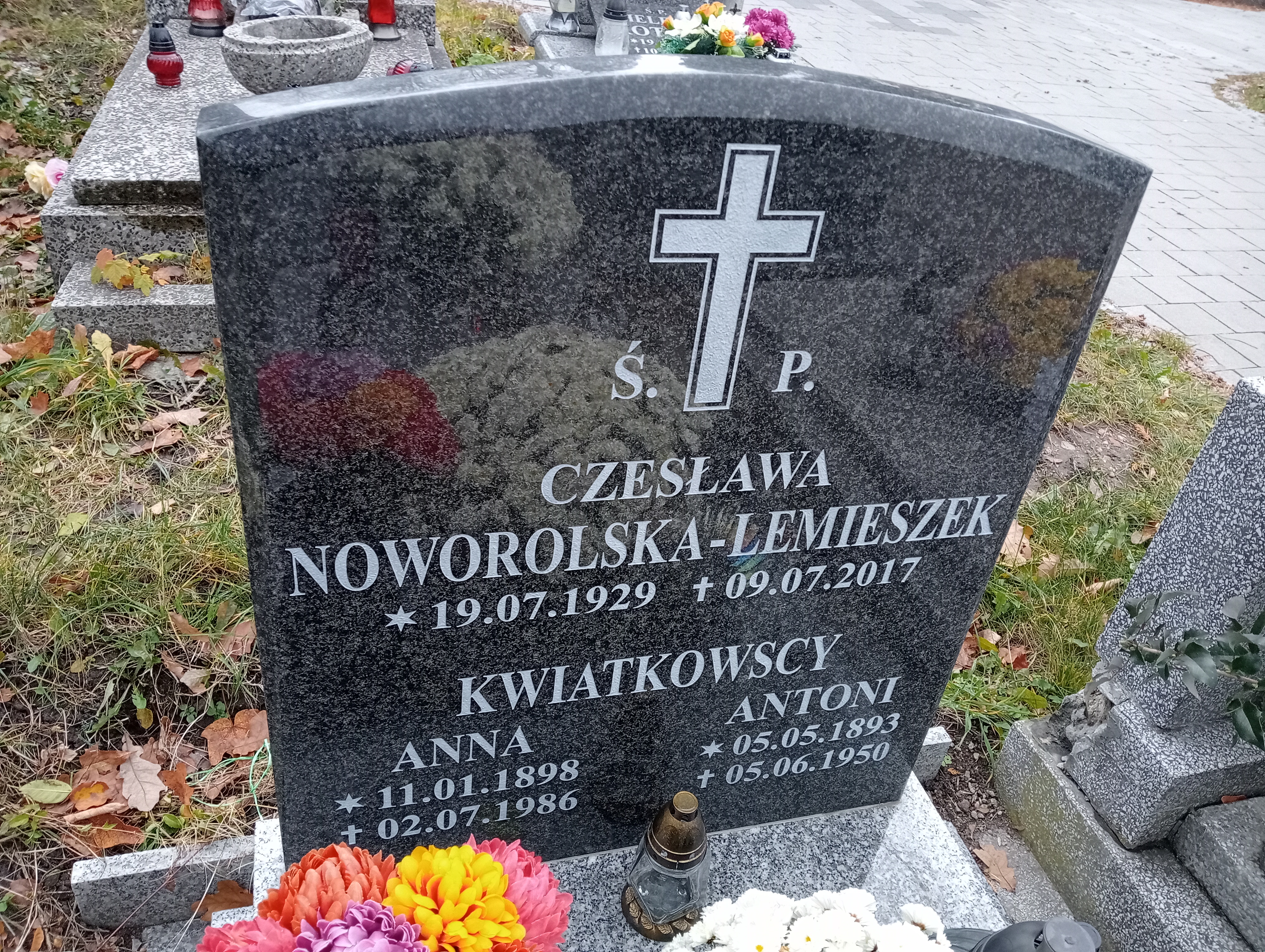 Anna Kwiatkowska 1898 Wałbrzych - Grobonet - Wyszukiwarka osób pochowanych