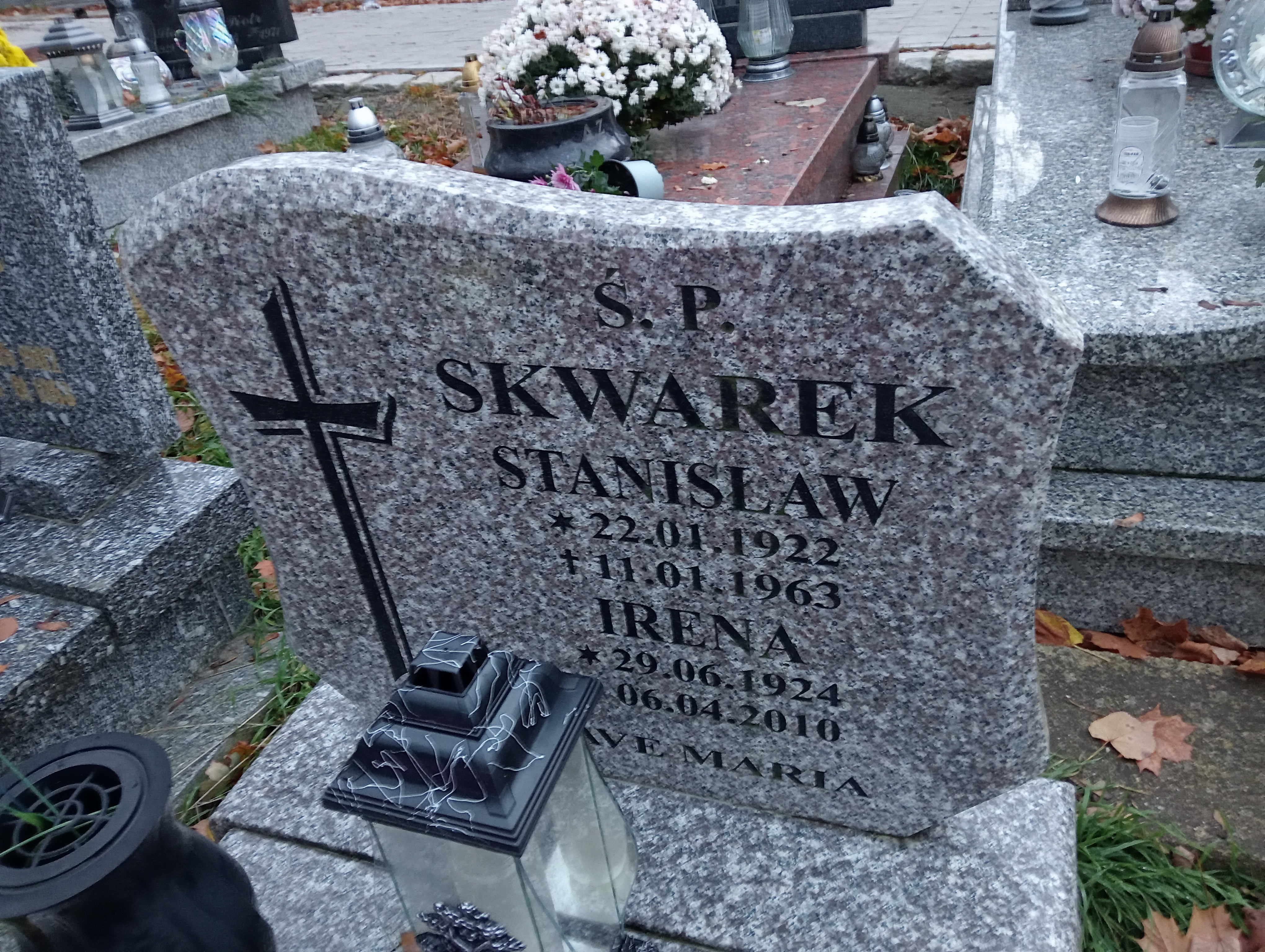 Stanisław Skwarek 1922 Wałbrzych - Grobonet - Wyszukiwarka osób pochowanych