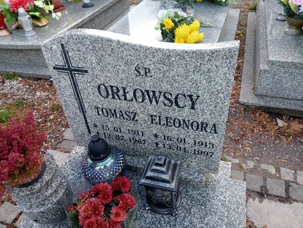 Eleonora Orłowska 1913 Wałbrzych - Grobonet - Wyszukiwarka osób pochowanych