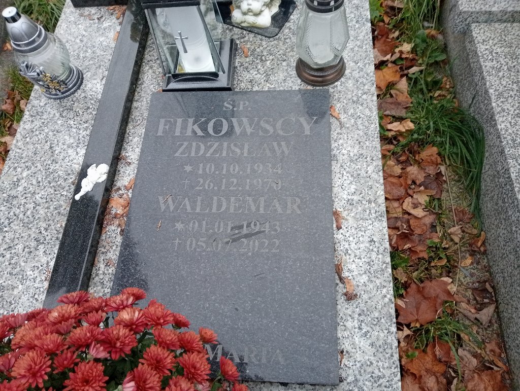 Zdzisław Fikowski 1934 Wałbrzych - Grobonet - Wyszukiwarka osób pochowanych