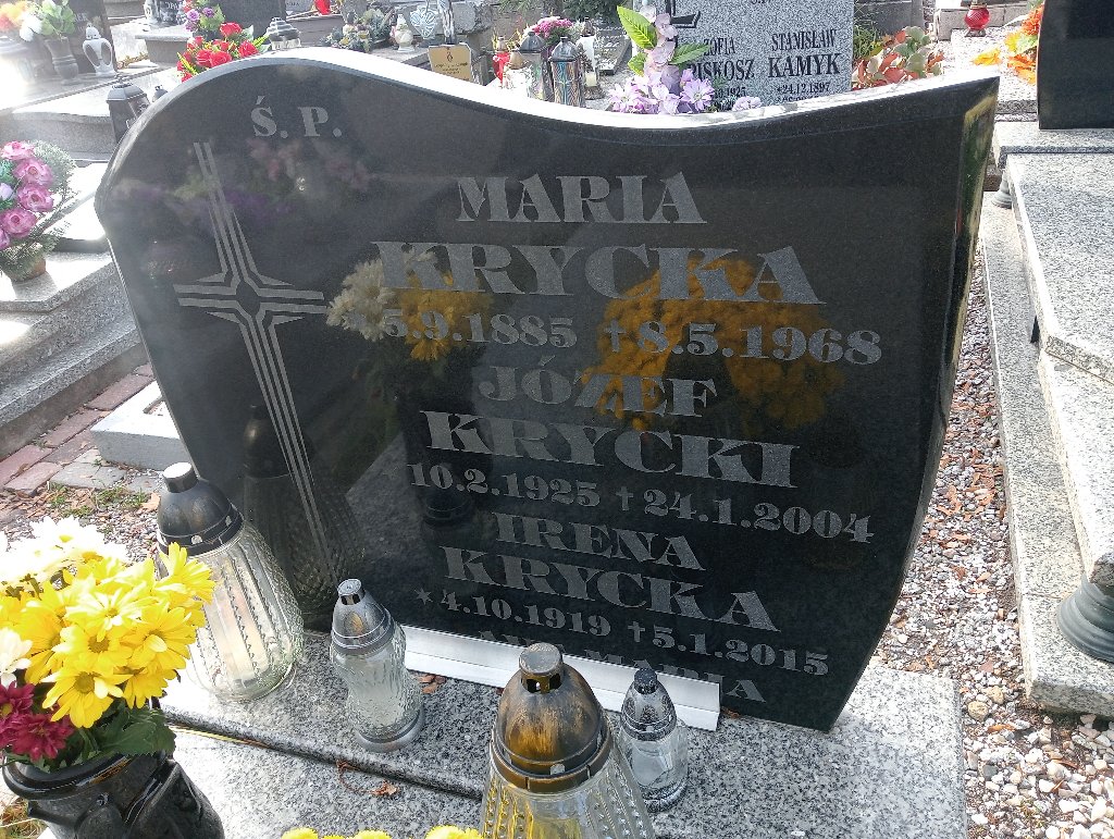 Irena Krycka 1919 Wałbrzych - Grobonet - Wyszukiwarka osób pochowanych
