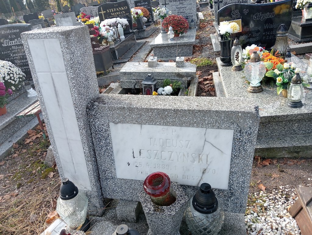 Tadeusz Leszczyński 1889 Wałbrzych - Grobonet - Wyszukiwarka osób pochowanych