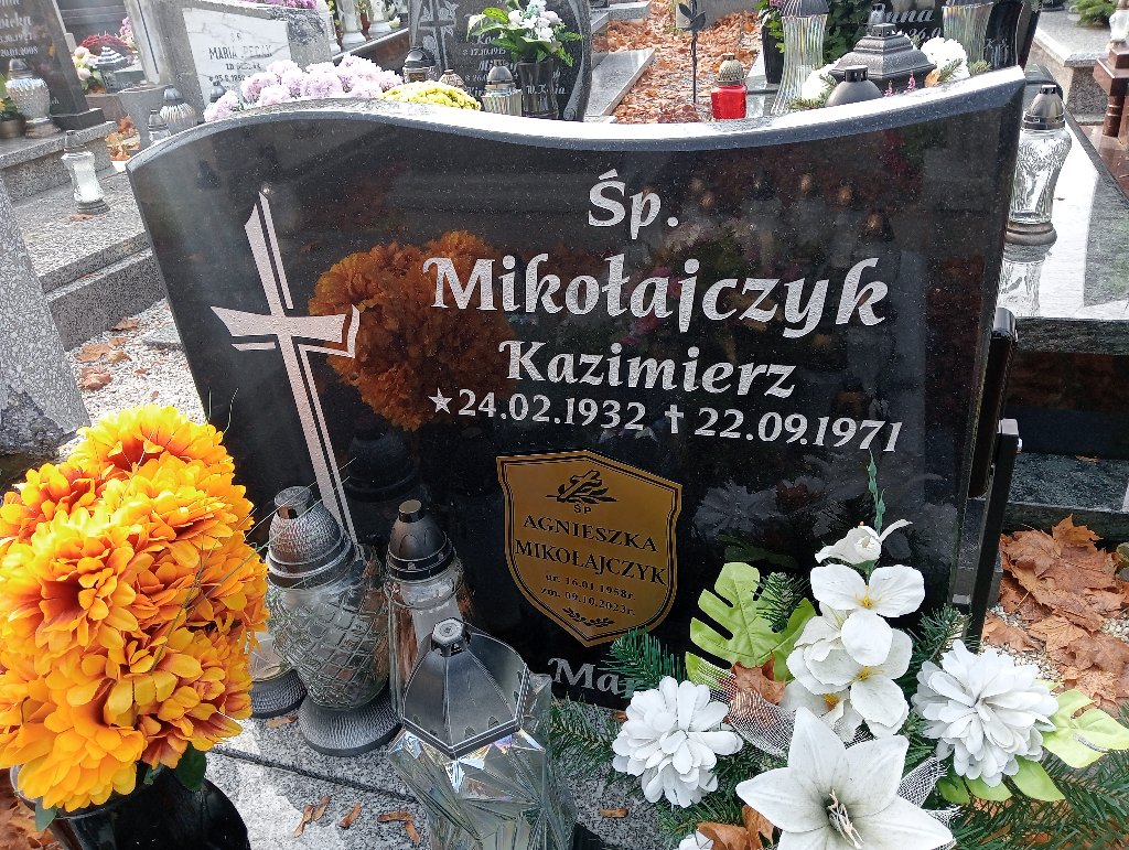 Agnieszka Mikołajczyk 1958 Wałbrzych - Grobonet - Wyszukiwarka osób pochowanych