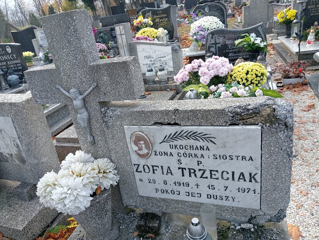 Zofia Trzeciak 1919 Wałbrzych - Grobonet - Wyszukiwarka osób pochowanych