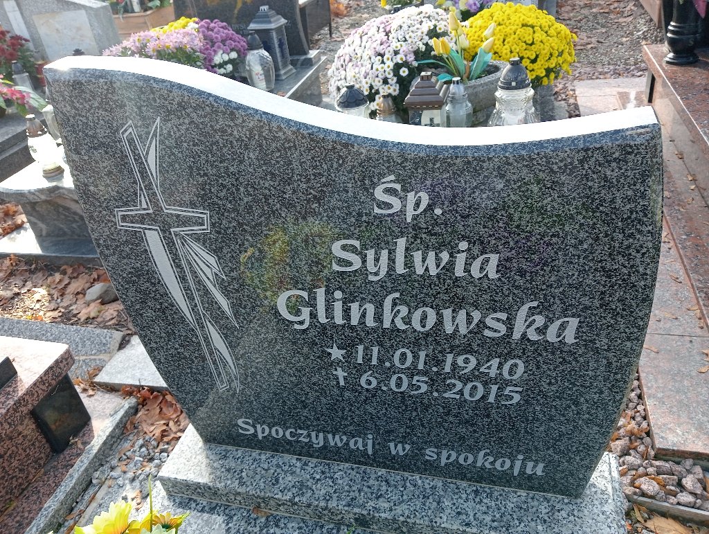 Sylwia Glinkowska 1940 Wałbrzych - Grobonet - Wyszukiwarka osób pochowanych
