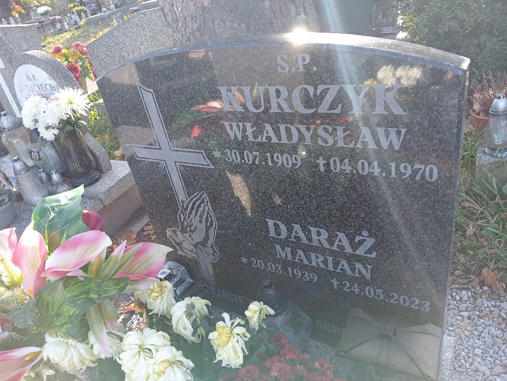 Władysław Kurczyk 1909 Wałbrzych - Grobonet - Wyszukiwarka osób pochowanych