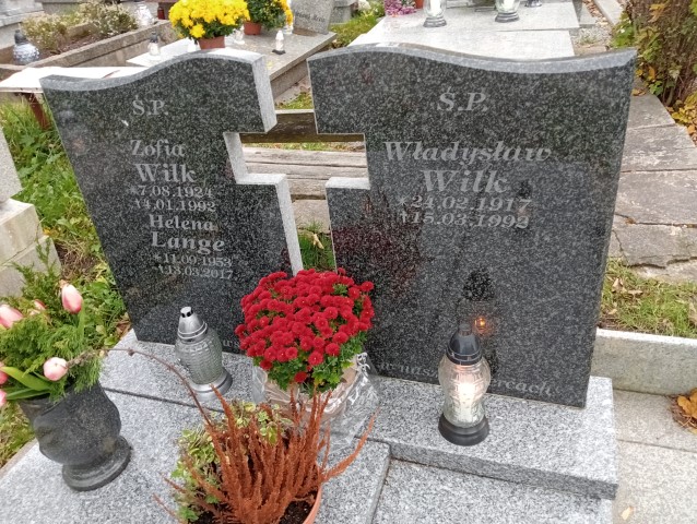 Zofia Wilk 1924 Wałbrzych - Grobonet - Wyszukiwarka osób pochowanych