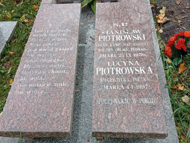 Lucyna Piotrowska Wałbrzych - Grobonet - Wyszukiwarka osób pochowanych